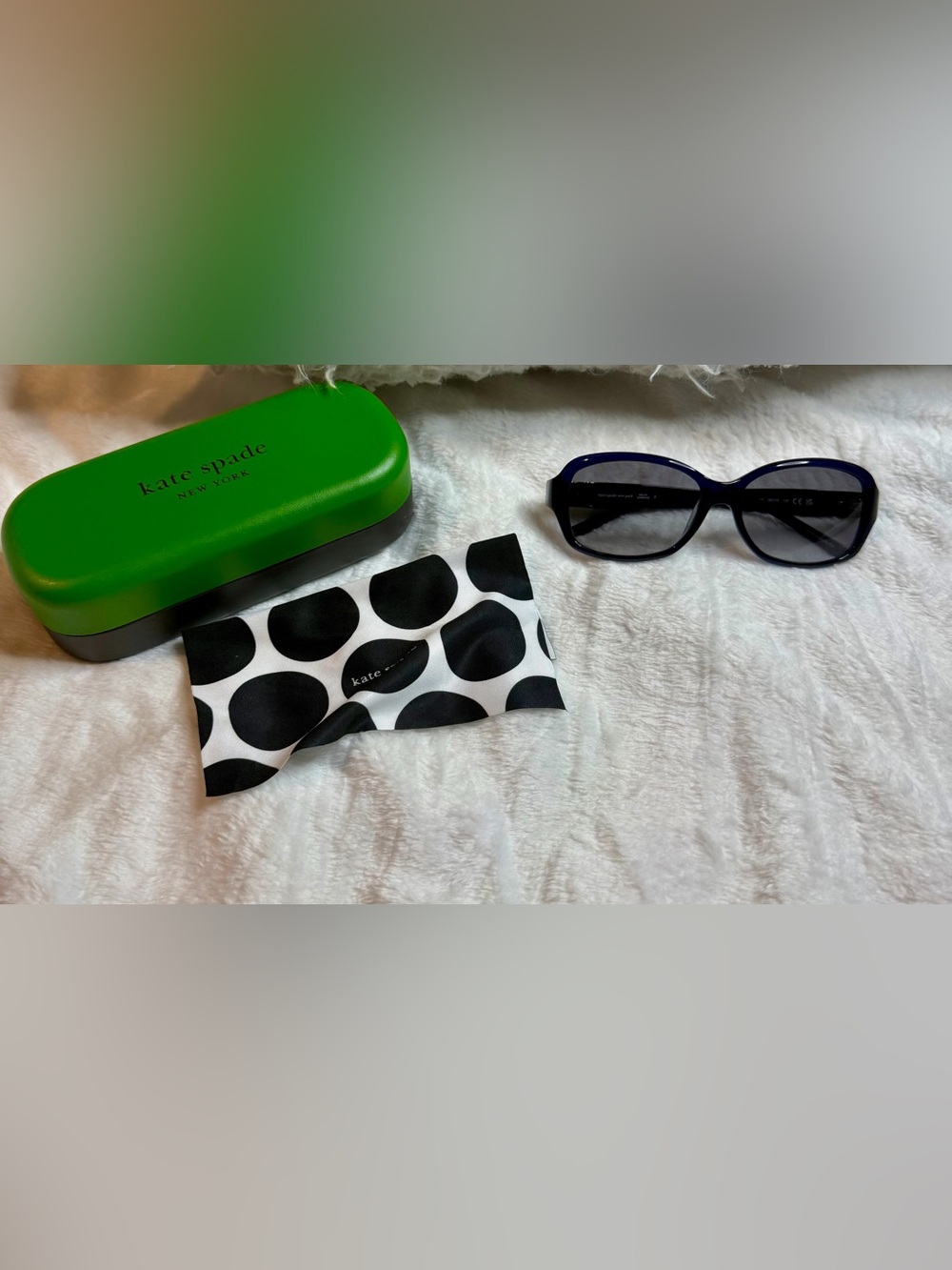 Kate Spade Blue Sunglasses X009O – New with Case